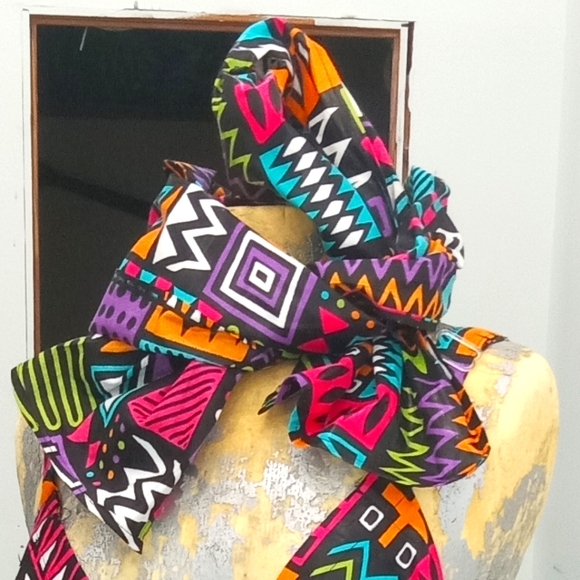 Jumper African. Colorful Print Romper w/Pockets & Adjustable Straps😍 FREE SIZE - Picture 6 of 6